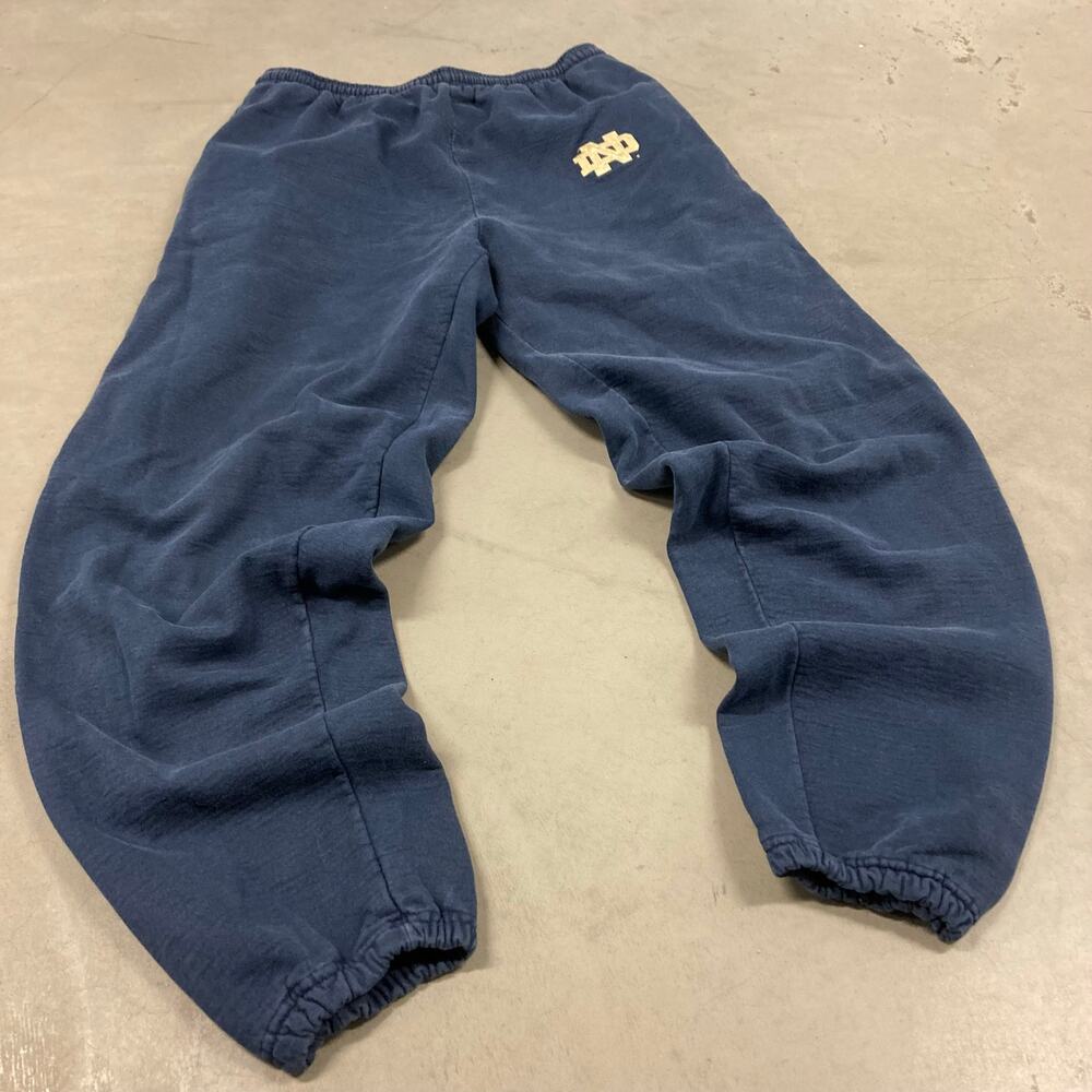Y2K baggy notre dame sweatpants 34x30